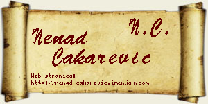 Nenad Čakarević vizit kartica